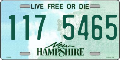 NH license plate 1175465