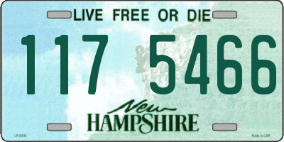 NH license plate 1175466
