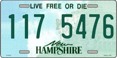 NH license plate 1175476