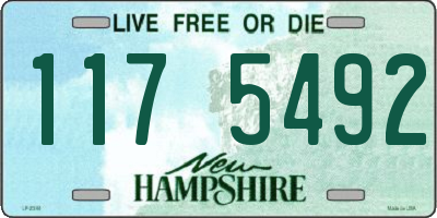 NH license plate 1175492