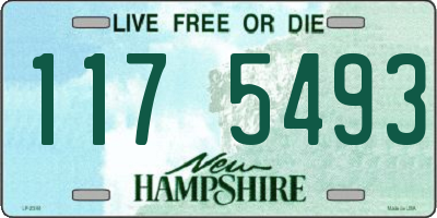 NH license plate 1175493