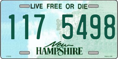 NH license plate 1175498