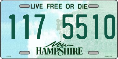 NH license plate 1175510