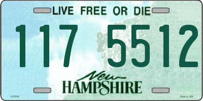 NH license plate 1175512