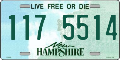 NH license plate 1175514