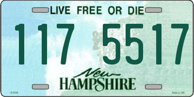 NH license plate 1175517