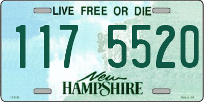 NH license plate 1175520