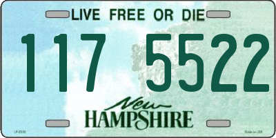 NH license plate 1175522