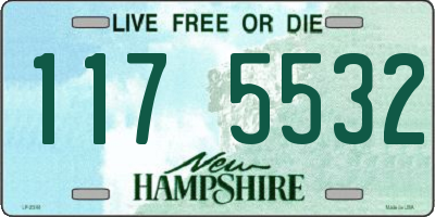 NH license plate 1175532