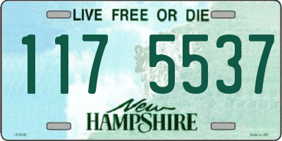NH license plate 1175537