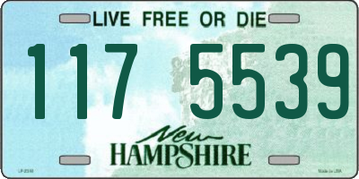 NH license plate 1175539