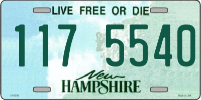NH license plate 1175540