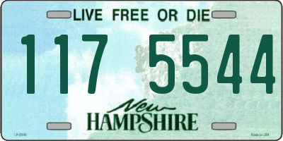 NH license plate 1175544