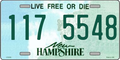 NH license plate 1175548