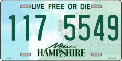 NH license plate 1175549