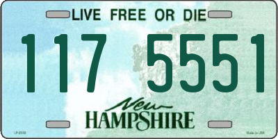 NH license plate 1175551