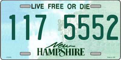 NH license plate 1175552