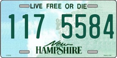 NH license plate 1175584