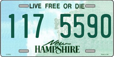 NH license plate 1175590
