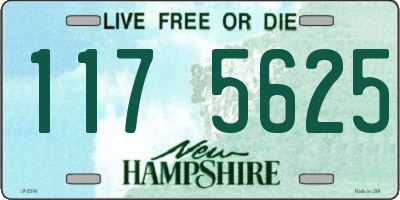 NH license plate 1175625