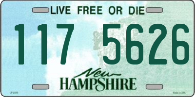 NH license plate 1175626