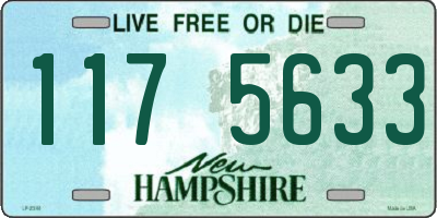 NH license plate 1175633