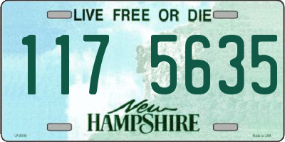 NH license plate 1175635