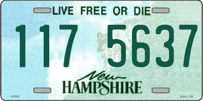 NH license plate 1175637
