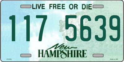 NH license plate 1175639