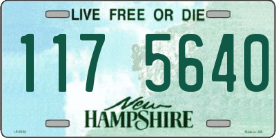 NH license plate 1175640