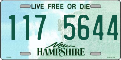 NH license plate 1175644