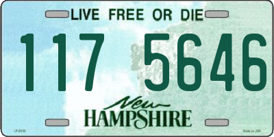 NH license plate 1175646