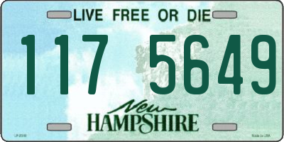 NH license plate 1175649
