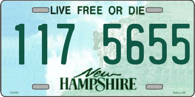 NH license plate 1175655