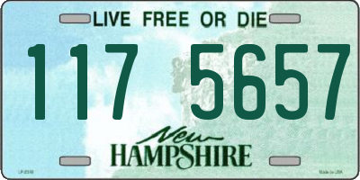 NH license plate 1175657