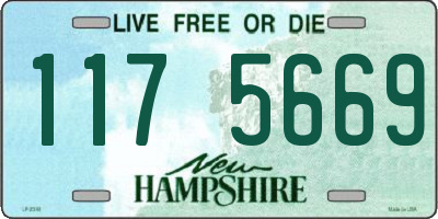 NH license plate 1175669
