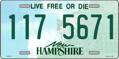 NH license plate 1175671