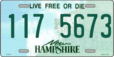 NH license plate 1175673