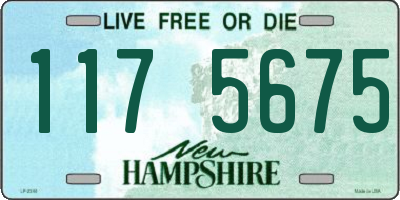 NH license plate 1175675