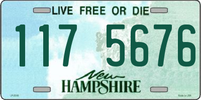 NH license plate 1175676