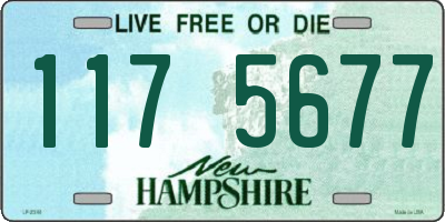 NH license plate 1175677