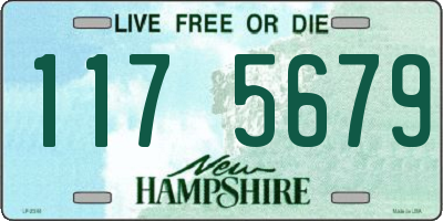 NH license plate 1175679