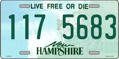 NH license plate 1175683
