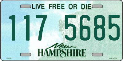 NH license plate 1175685