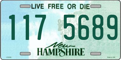 NH license plate 1175689