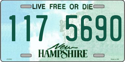 NH license plate 1175690