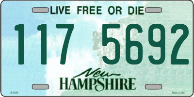 NH license plate 1175692
