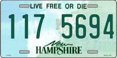 NH license plate 1175694