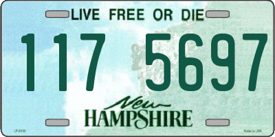 NH license plate 1175697