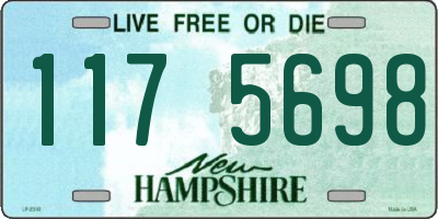 NH license plate 1175698